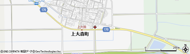 滋賀県東近江市上大森町2687周辺の地図