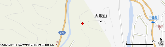 愛知県東栄町（北設楽郡）月（大坂）周辺の地図