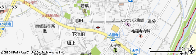 愛知県東郷町（愛知郡）春木（池田）周辺の地図