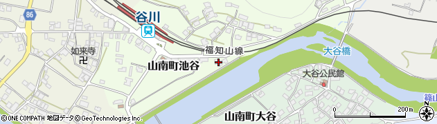 兵庫県丹波市山南町池谷12周辺の地図