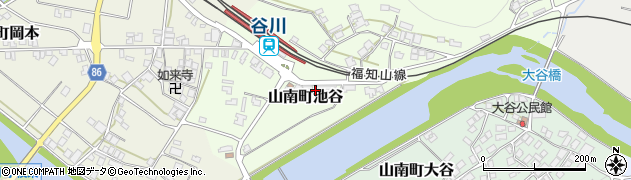 兵庫県丹波市山南町池谷126周辺の地図