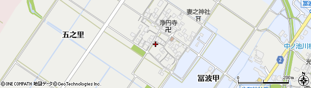 滋賀県野洲市五之里111周辺の地図