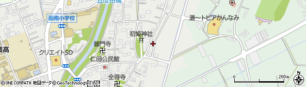 静岡県田方郡函南町仁田614周辺の地図