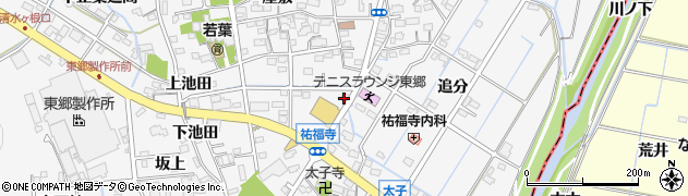 愛知県愛知郡東郷町春木前田周辺の地図