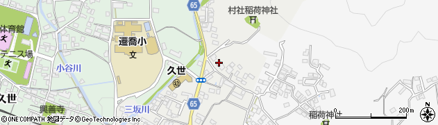 岡山県真庭市鍋屋周辺の地図