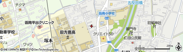 静岡県田方郡函南町仁田116周辺の地図