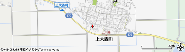 滋賀県東近江市上大森町1289周辺の地図