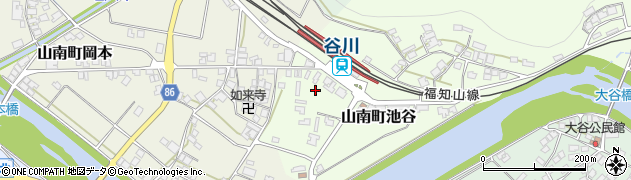 兵庫県丹波市山南町池谷107周辺の地図