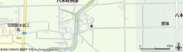 京都府南丹市八木町刑部（丁田）周辺の地図