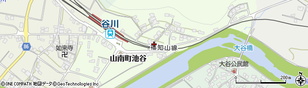 兵庫県丹波市山南町池谷168周辺の地図