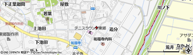 愛知県愛知郡東郷町春木追分110周辺の地図