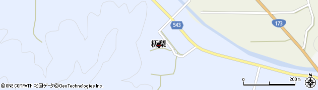 兵庫県丹波篠山市杤梨周辺の地図