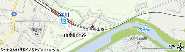 兵庫県丹波市山南町池谷209周辺の地図