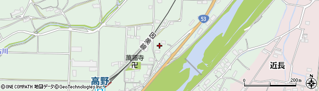 岡山県津山市高野本郷2021周辺の地図