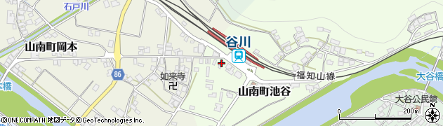 兵庫県丹波市山南町池谷111周辺の地図
