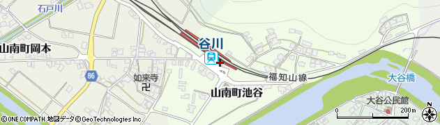 兵庫県丹波市山南町池谷129周辺の地図