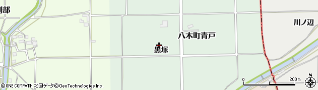 京都府南丹市八木町青戸（黒塚）周辺の地図
