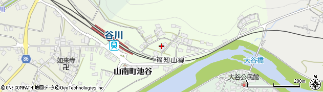 兵庫県丹波市山南町池谷172周辺の地図