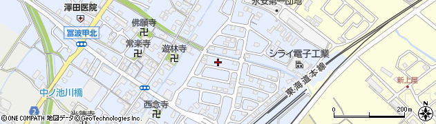 滋賀県野洲市冨波甲周辺の地図