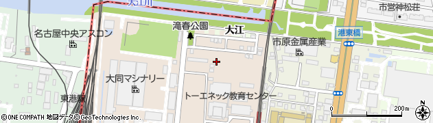 愛知県名古屋市南区滝春町周辺の地図