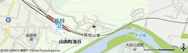 兵庫県丹波市山南町池谷207周辺の地図