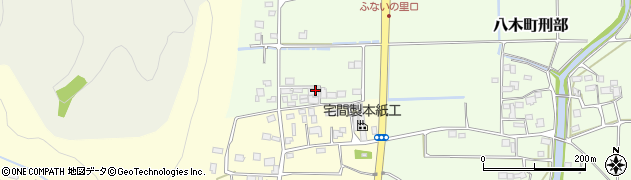 京都府南丹市八木町刑部（横畑）周辺の地図