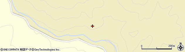 愛知県設楽町（北設楽郡）田内（大木和田）周辺の地図
