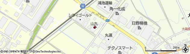 山九株式会社　京滋支店滋賀物流センター周辺の地図