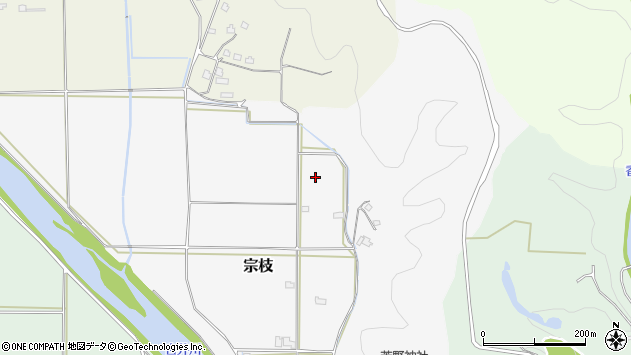 〒708-0334 岡山県苫田郡鏡野町宗枝の地図