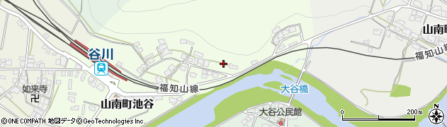 兵庫県丹波市山南町池谷231周辺の地図
