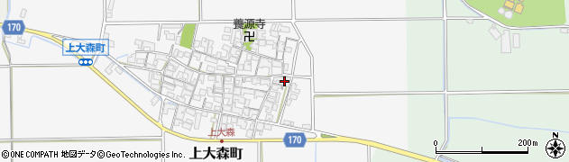 滋賀県東近江市上大森町1079周辺の地図