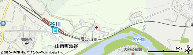 兵庫県丹波市山南町池谷216周辺の地図
