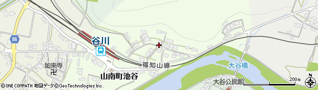 兵庫県丹波市山南町池谷195周辺の地図