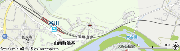 兵庫県丹波市山南町池谷205周辺の地図
