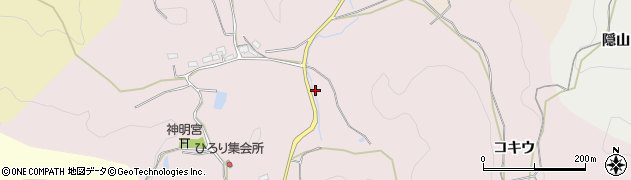 愛知県豊田市平折町（コキウ）周辺の地図