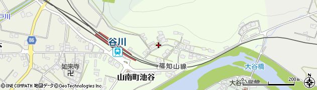 兵庫県丹波市山南町池谷190周辺の地図