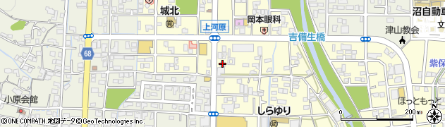 源津山ビル周辺の地図