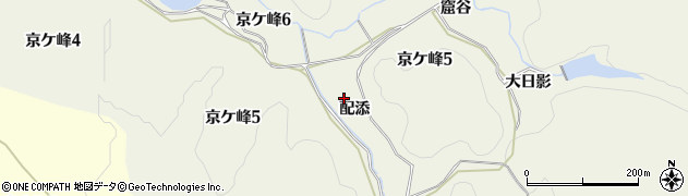 愛知県豊田市古瀬間町（配添）周辺の地図