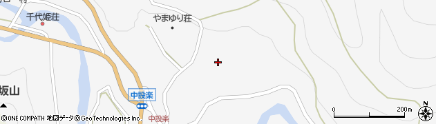 愛知県東栄町（北設楽郡）中設楽（上ノ平）周辺の地図