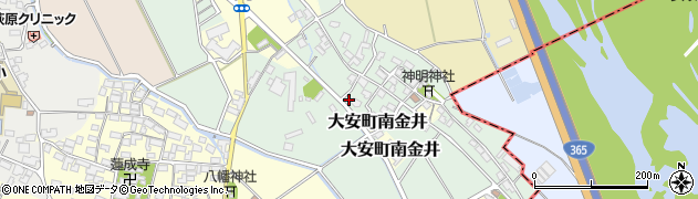 三重県いなべ市大安町梅戸周辺の地図