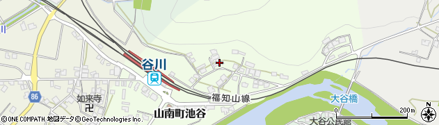 兵庫県丹波市山南町池谷186周辺の地図