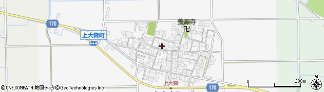 滋賀県東近江市上大森町776周辺の地図