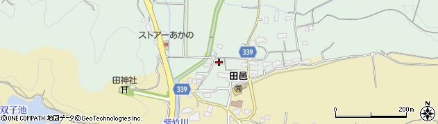岡山県津山市上田邑8周辺の地図