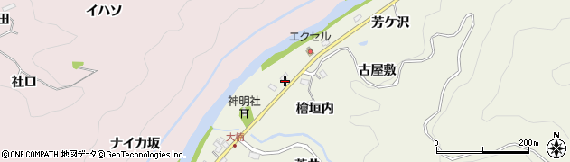 愛知県豊田市石楠町（森前）周辺の地図