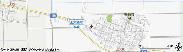 滋賀県東近江市上大森町1144周辺の地図