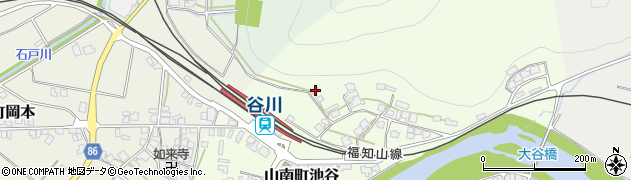 兵庫県丹波市山南町池谷181周辺の地図