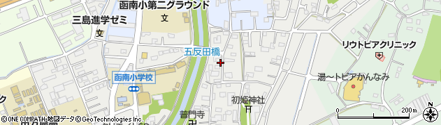 静岡県田方郡函南町仁田557周辺の地図