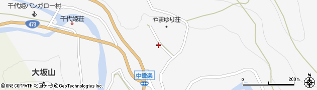 愛知県東栄町（北設楽郡）中設楽（松久保）周辺の地図