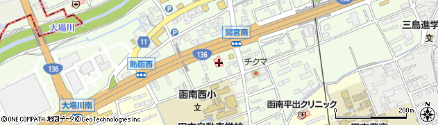 静岡県田方郡函南町間宮451周辺の地図