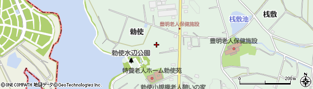 愛知県豊明市沓掛町（勅使）周辺の地図